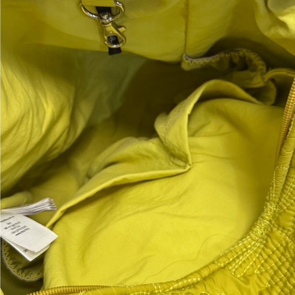 Petunia Pickle Bottom Boxy Backpack Diaper Bag Yellow Quilted - Picture 11 of 13